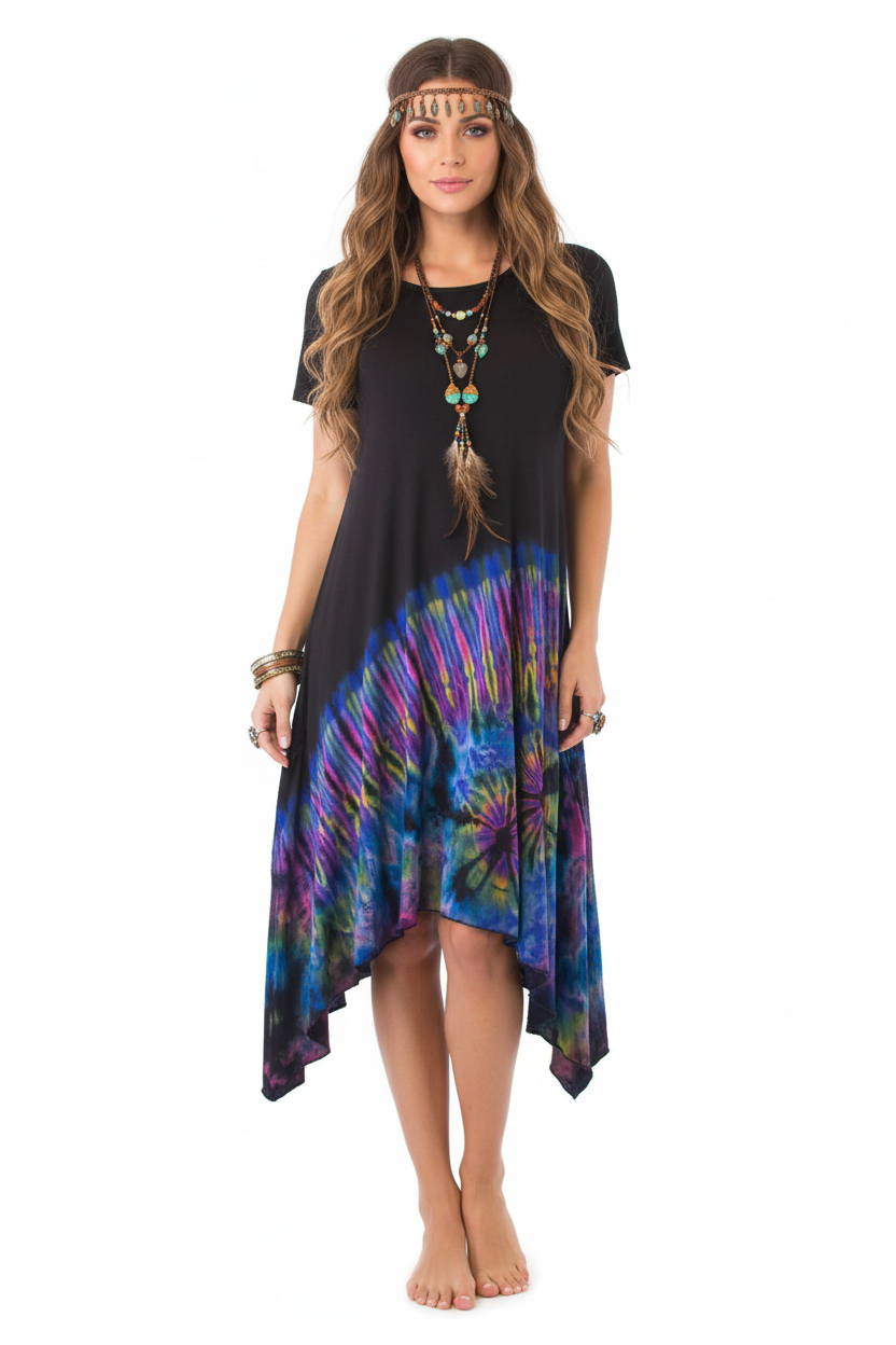 tie dye oversized t-shirt dress Oversized T-Shirt Dress