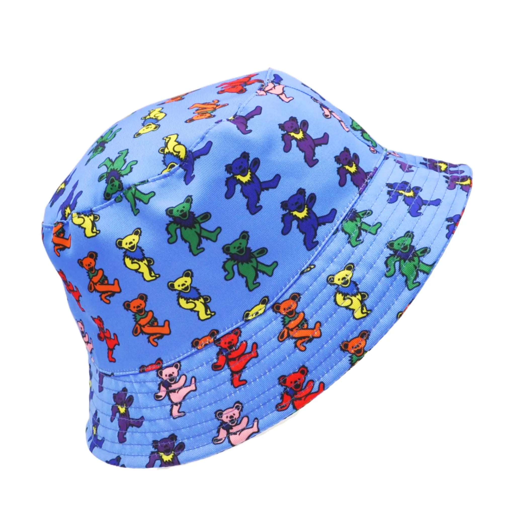 Grateful Dead Dancing Bear Bucket Hat – Hippie Shop display picture 1