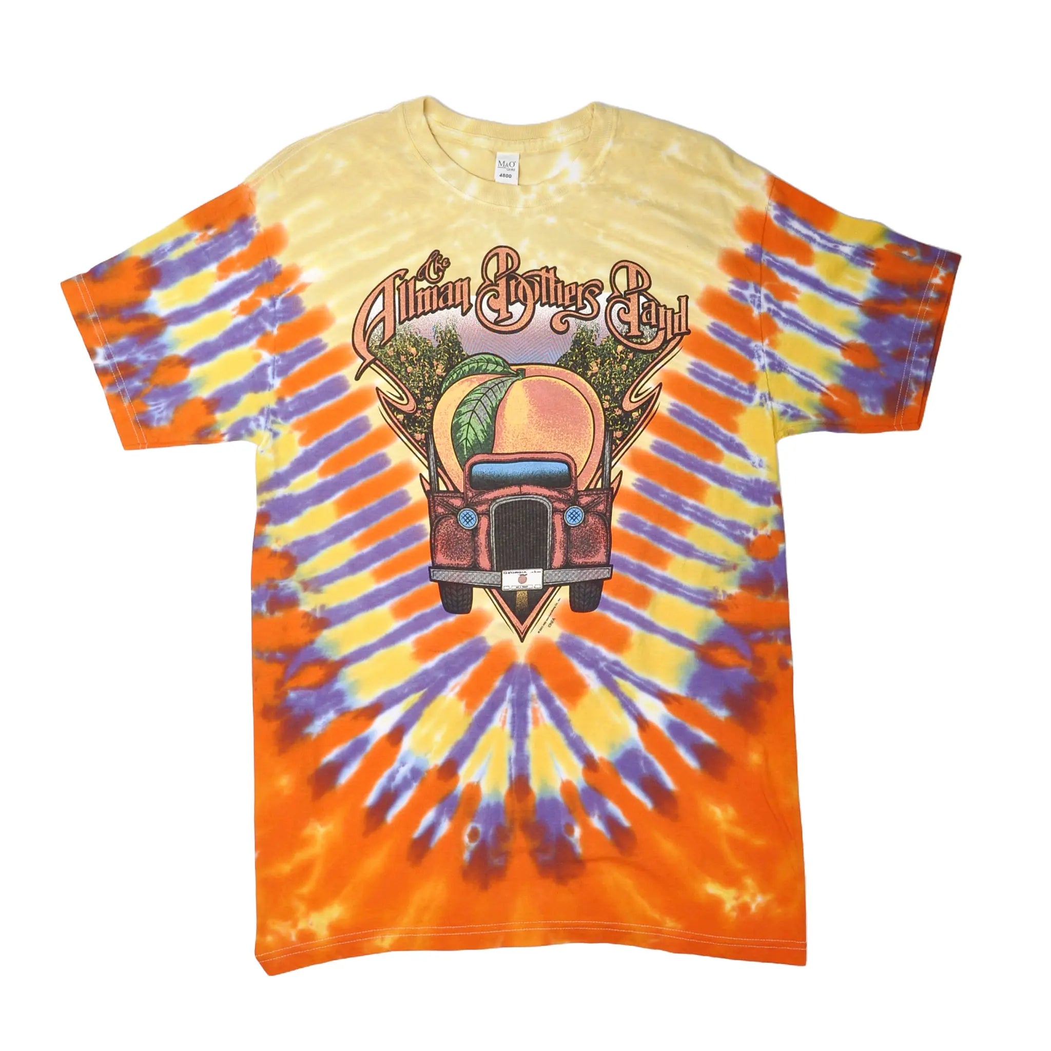 The Allman Brothers Band Peach on Tour Tie Dye T Shirt – Hippie Shop