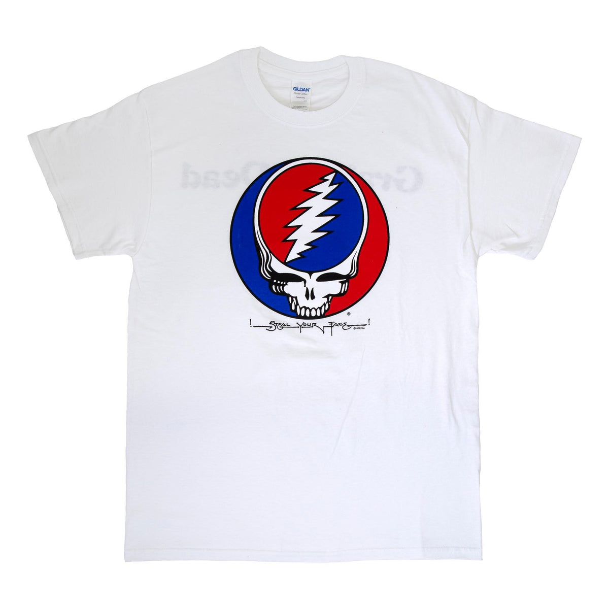 Men's Grateful Dead Tie-Dye Batik Steal Your Face T-Shirt XL