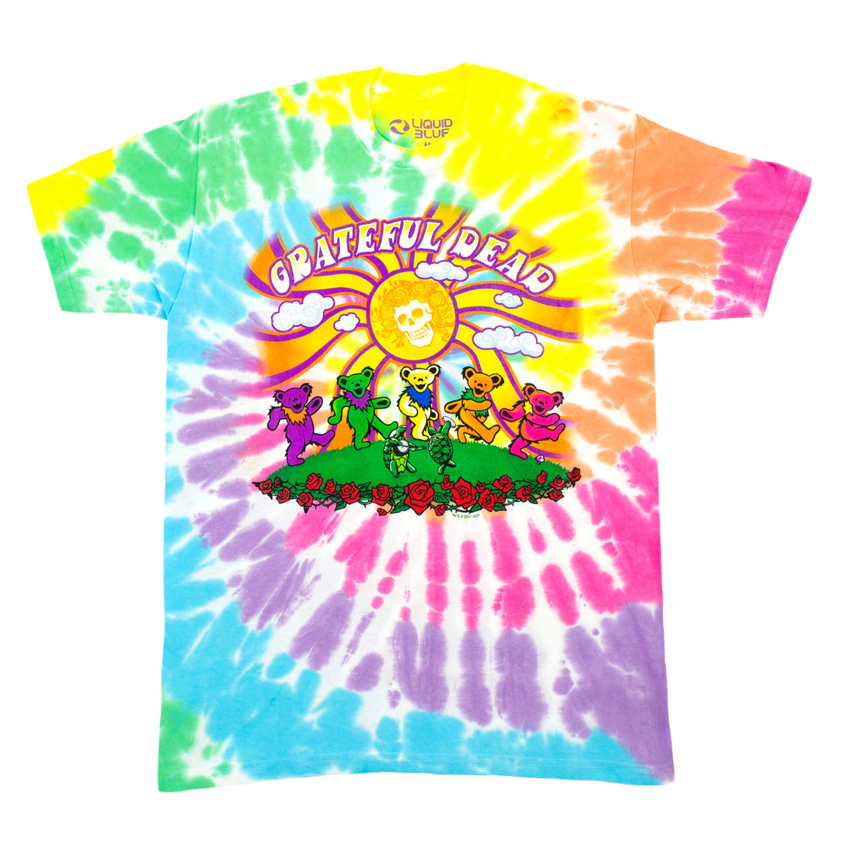 Grateful Dead Spiral Bears Tie Dye T-Shirt – Sunshine Daydream