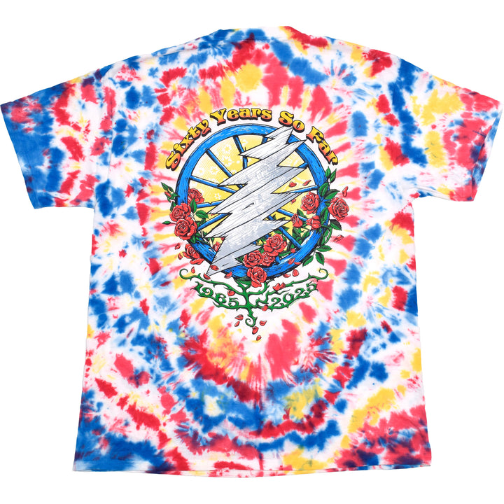 Grateful Dead Sixty Years So Far Tie Die T Shirt