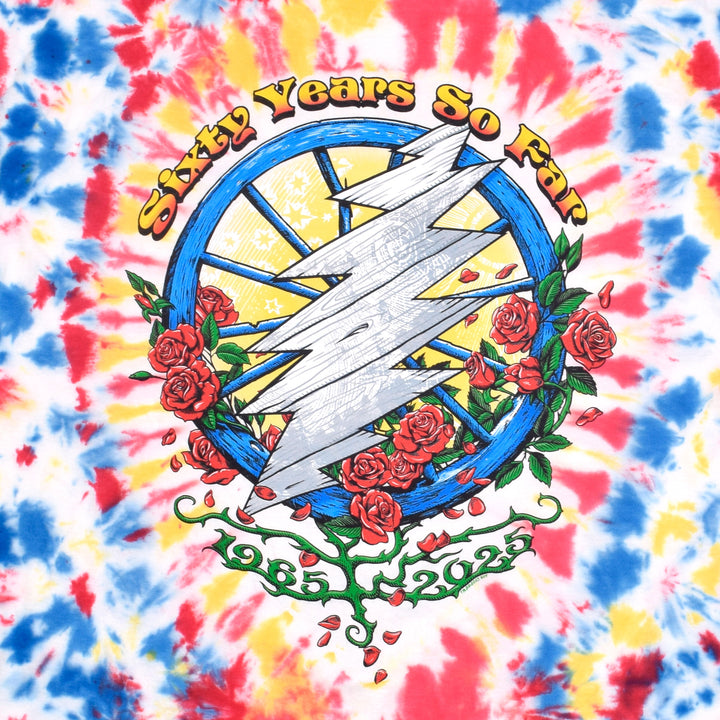 Grateful Dead Sixty Years So Far Tie Die T Shirt