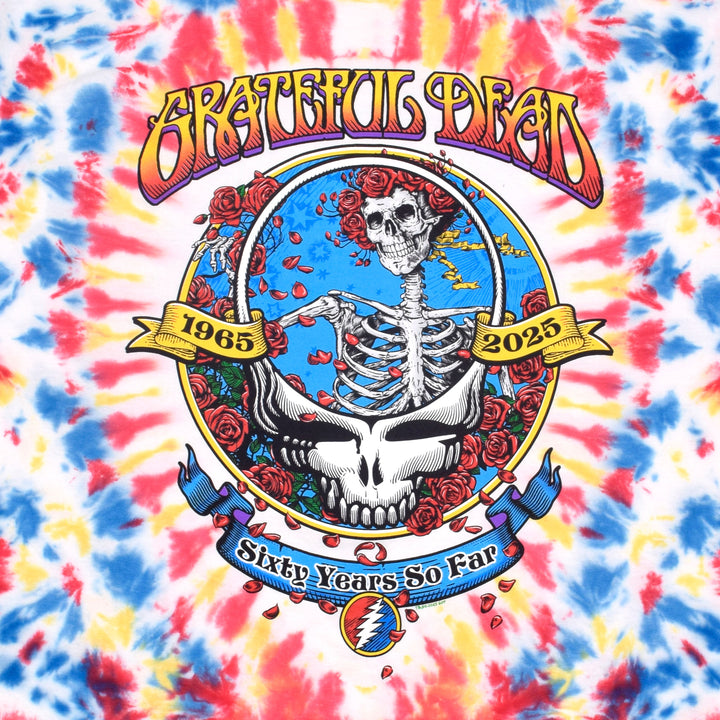 Grateful Dead Sixty Years So Far Tie Die T Shirt