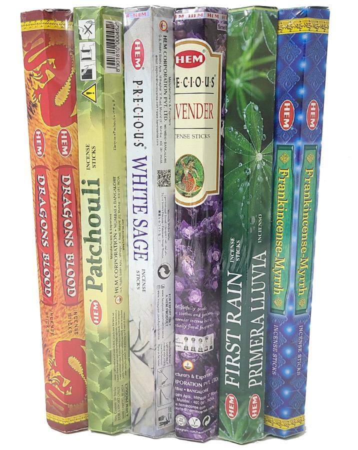 Hem Incense Most Popular Assortment with Incense Burner