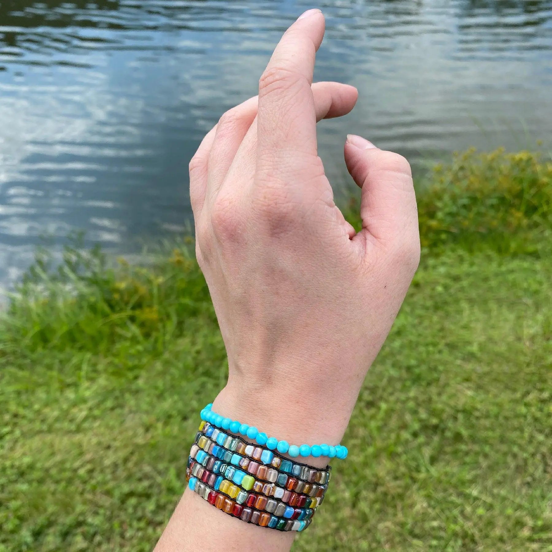 Friendship Bracelet Handmade Woven RopesString Hippy Boho Embroidery  Bracehm | eBay