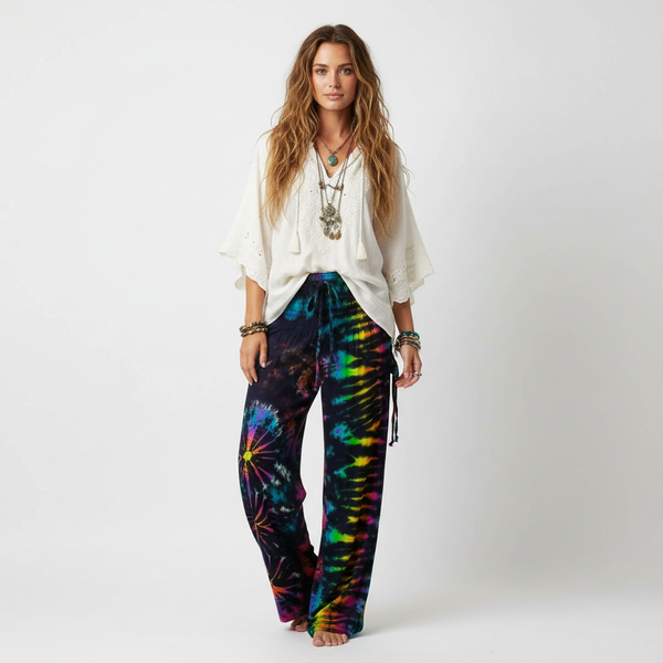 Dahlia Tie Dye Wide Leg Pants
