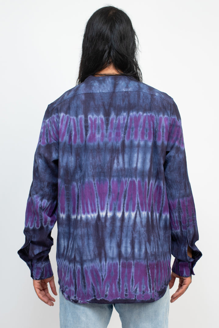 Homespun Tie Dye Long Sleeve Henley