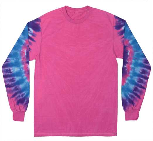 Pink Panther Long Sleeve Tie Dye T-Shirt