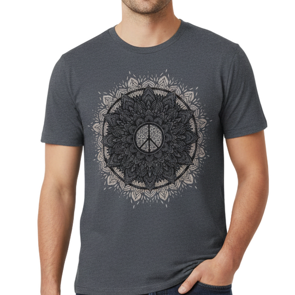 Peace Cosmos Mandala T Shirt