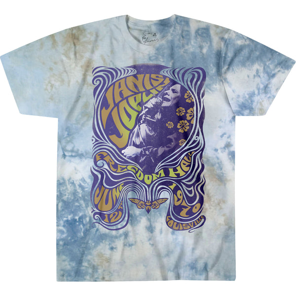 Janis Joplin Freedom Hall Tie Dye T Shirt