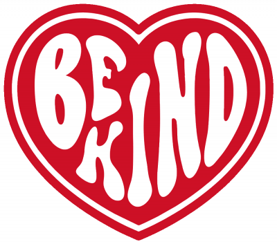 Be Kind Heart Vinyl Sticker