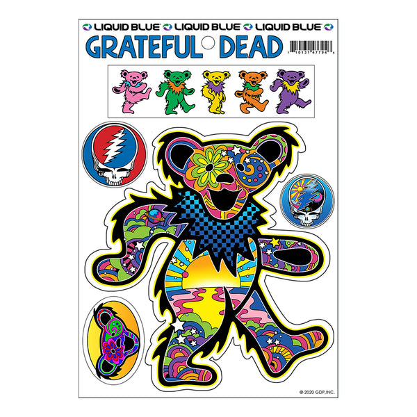 Grateful Dead Mod Bear Multi Sticker
