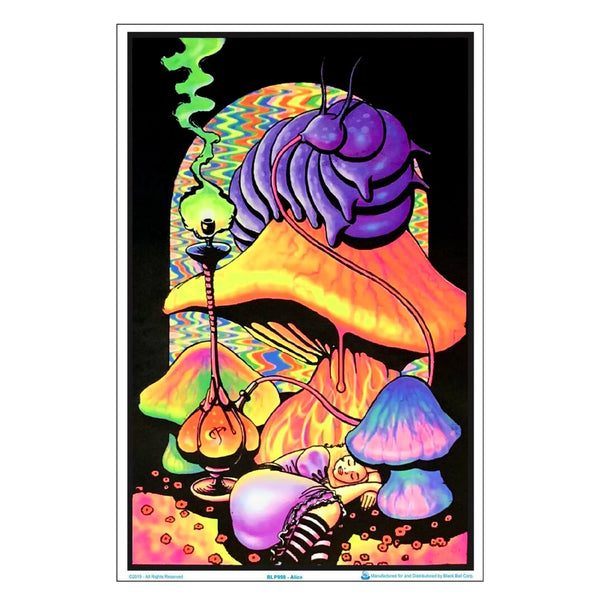 Dreaming In Wonderland Blacklight Poster