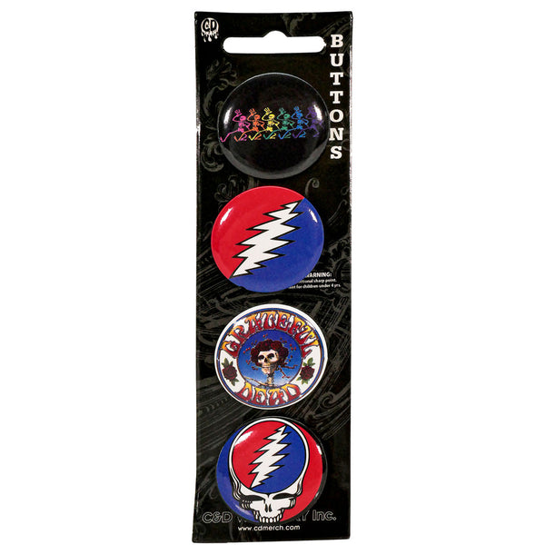 Grateful Dead Button Set