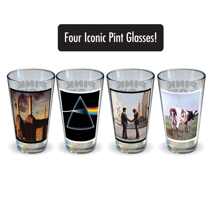 Pink Floyd Album Cover Pint Glass Set