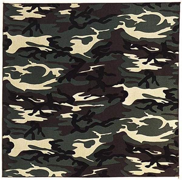 Camo Woodland Bandana