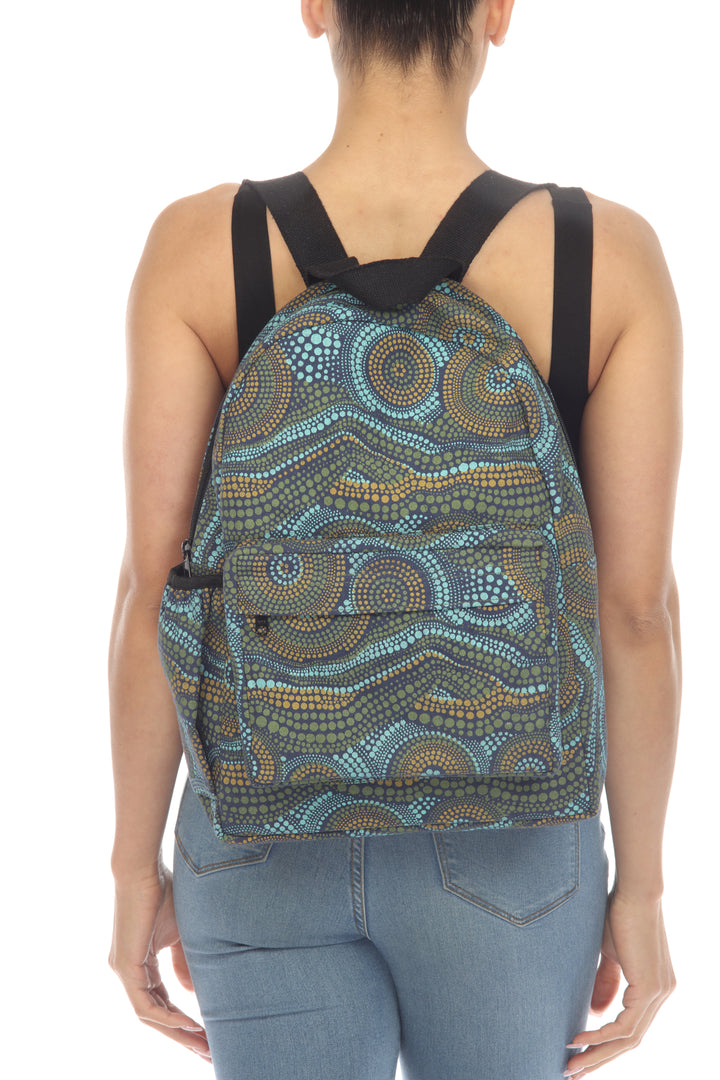 Cosmos Dot Print Backpack