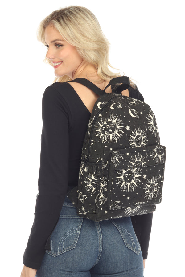 Celestial Print Backpack