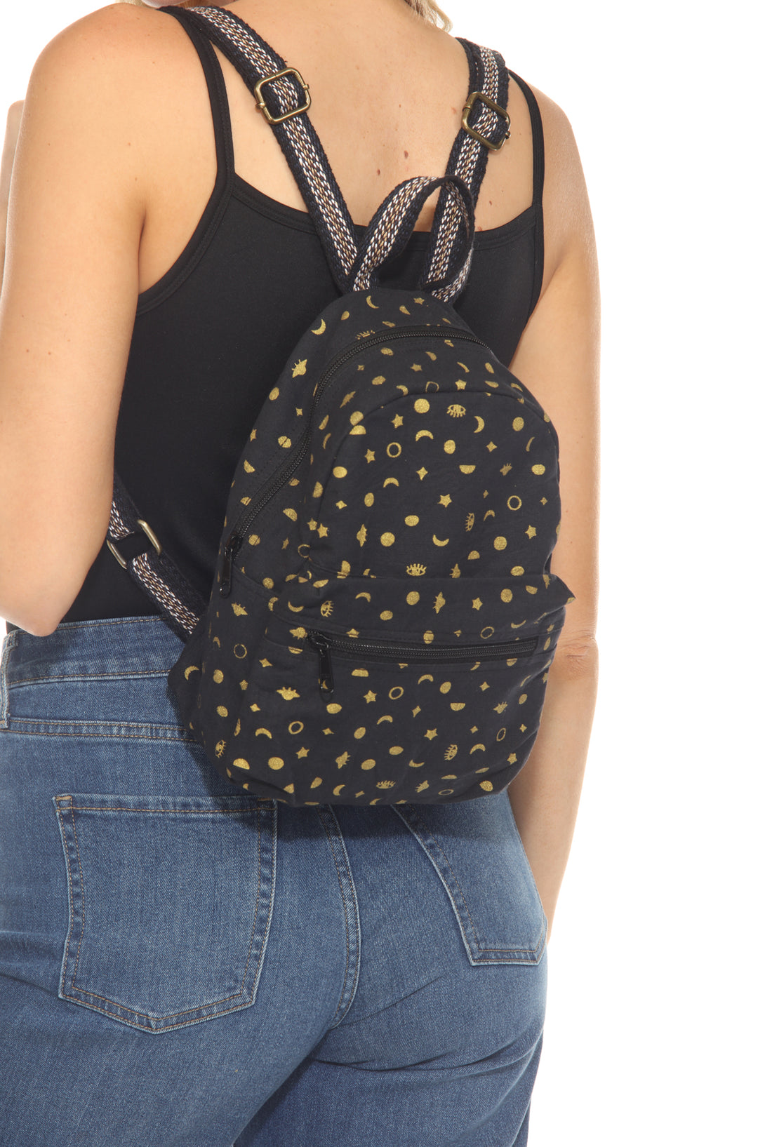 Moon Celestial Backpack Black – Hippie Shop