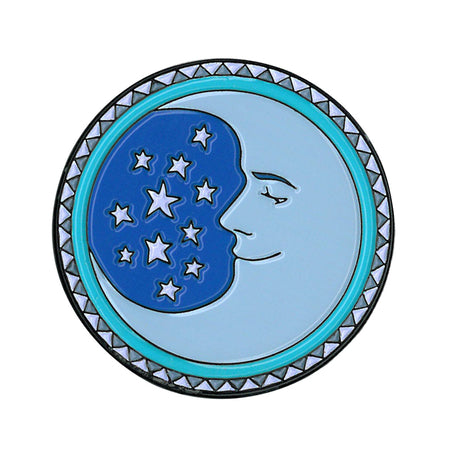 Dan Morris Moon Enamel Pin