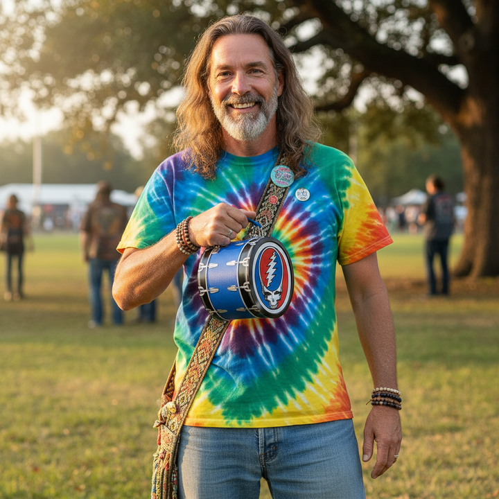 Grateful Dead Steal Your Face Drum Lunchbox