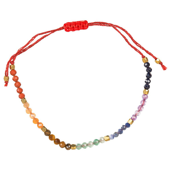 Chakra Hemp Pull Bracelet