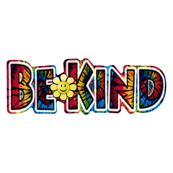 Be Kind Tie Dye Window Sticker