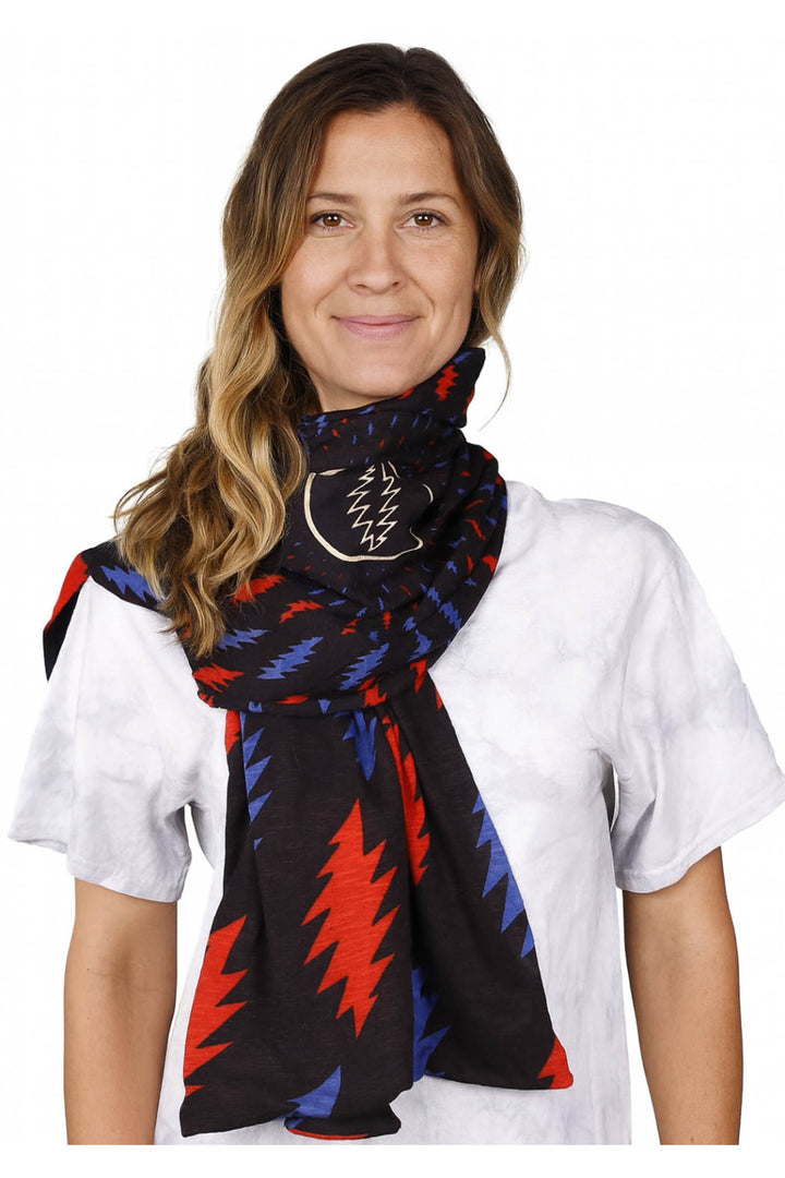 Grateful Dead Lightning Bolt Scarf