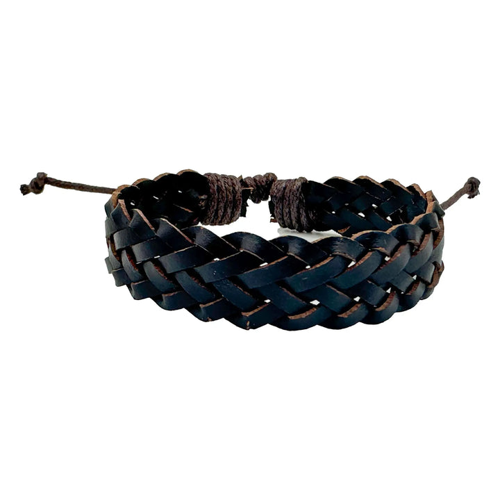 Braided Leather Bracelet : Hippie Shop