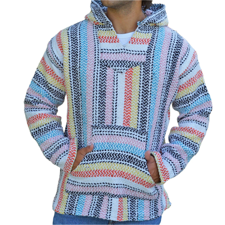 Classic Stripe Bubblegum Baja Hoodie