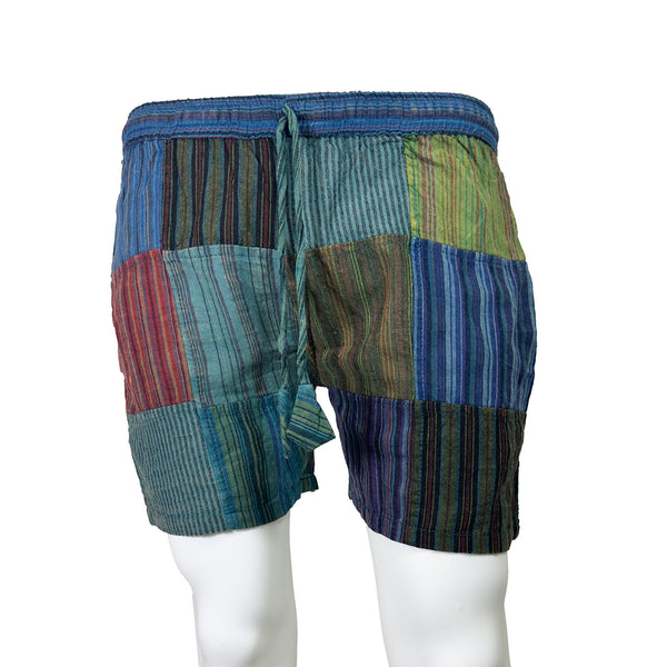 Cotton Patchwork Shorts