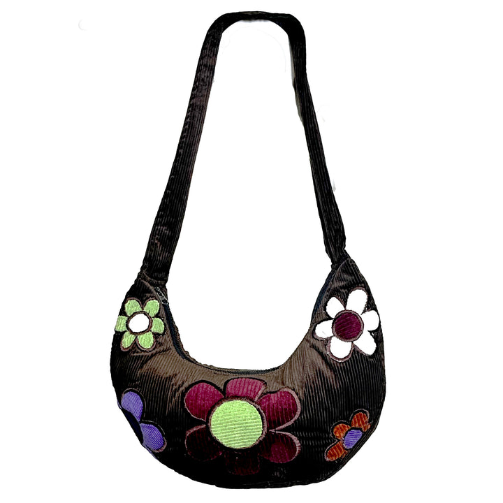 Daisy Moon Corduroy Shoulder Bag
brown