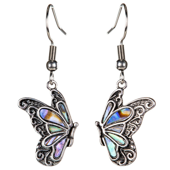 Butterfly Abalone Shell Earrings