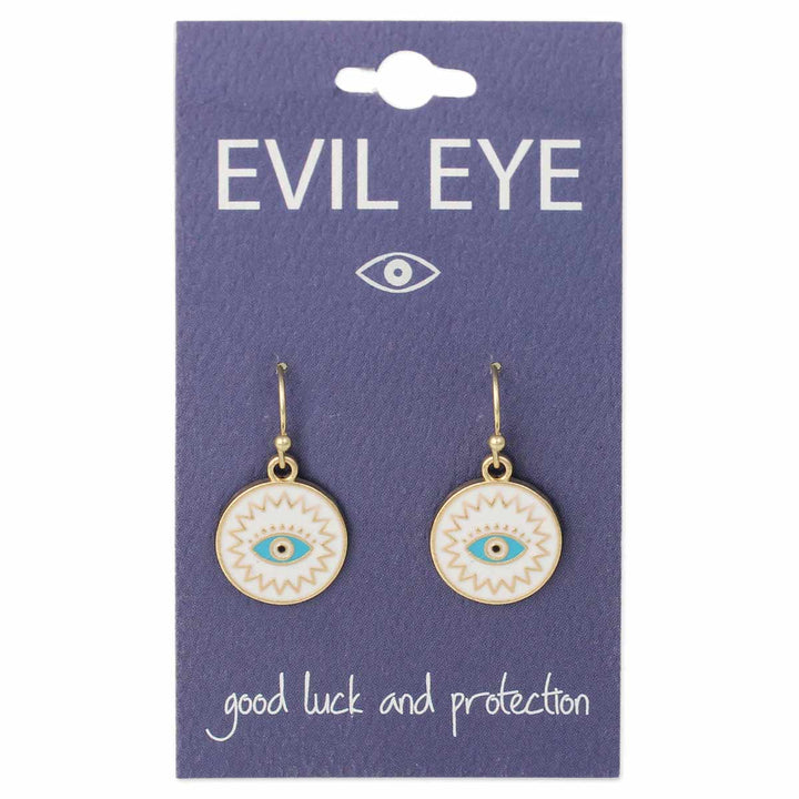 Enlightening Evil Eye Gold Earrings