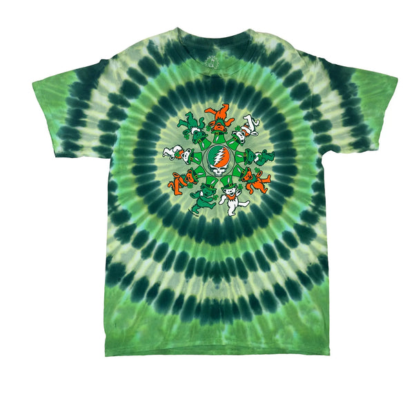 Grateful Dead Irish Bears Tie Dye T Shirt