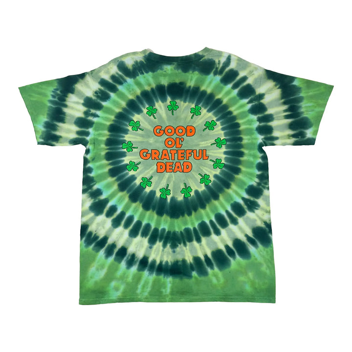 Grateful Dead Irish Bears Tie Dye T Shirt. Back