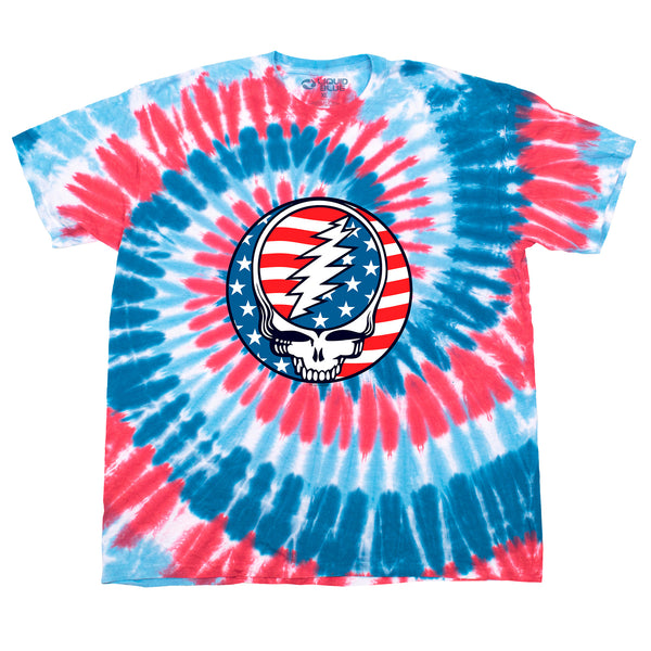 Grateful Dead Stars & Stripes Tie Dye T Shirt