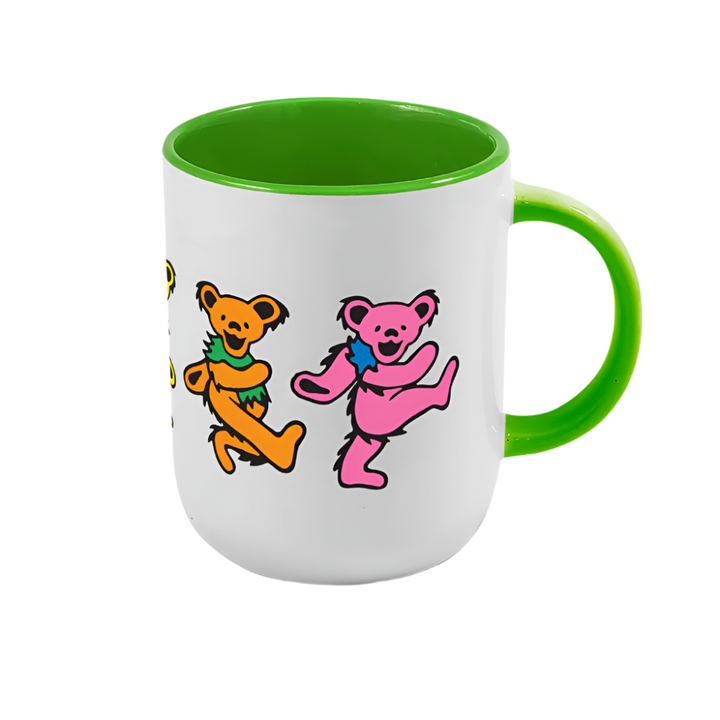 Grateful Dead Dancing Bears Cappuccino Mug