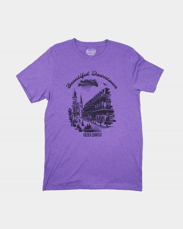 New Orleans French Quarter Vintage Tee : Hippie Shop