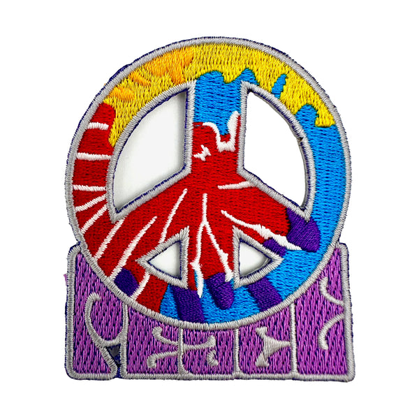 Peace Sign Paint Patch