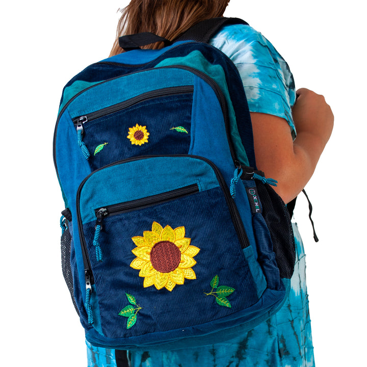 Sunflower Backpack blue