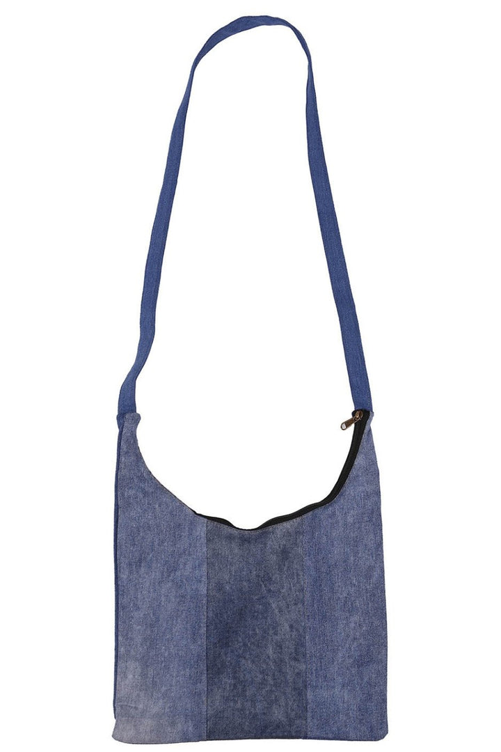 Recycled Denim Shoulder Bag