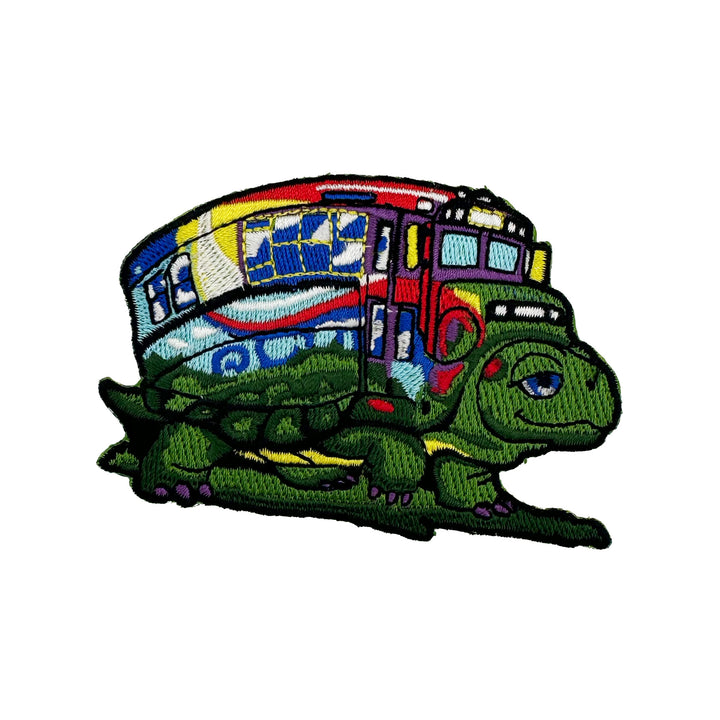 Turtle Shell Rainbow Bus Patch