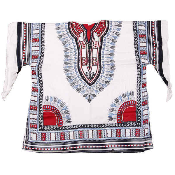 Traditional Style White Dashiki