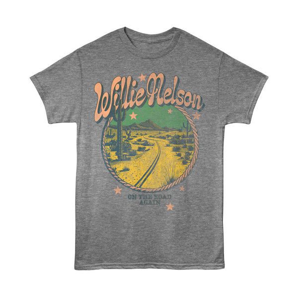 Willie Nelson On The Road Again T Shirt