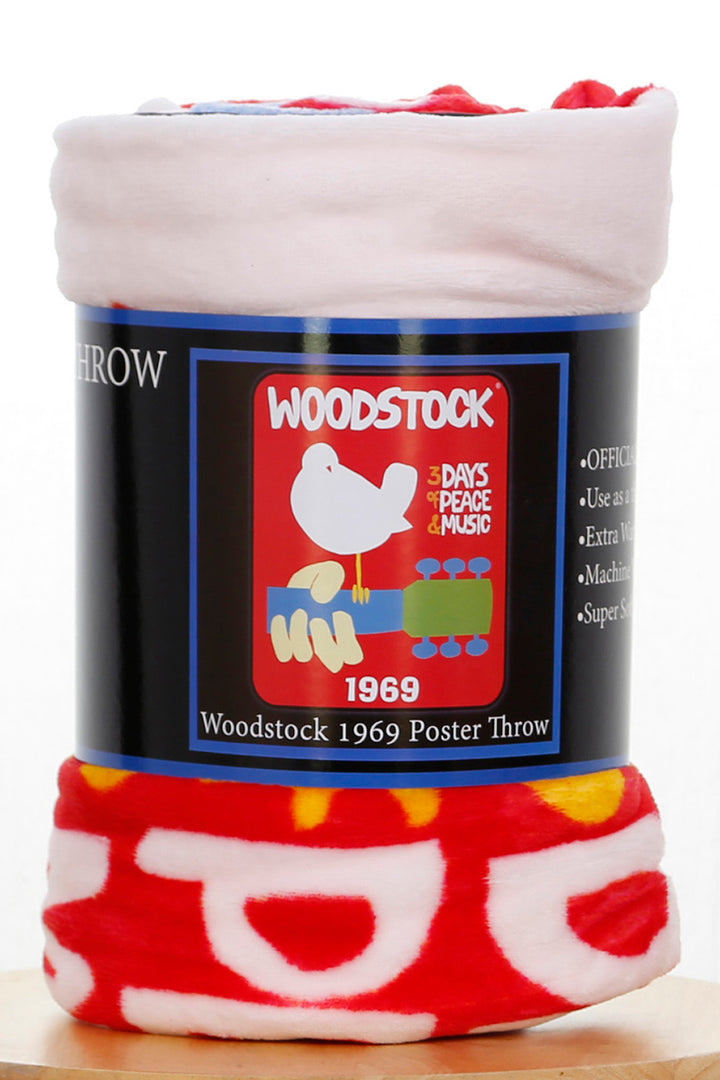 Woodstock 1969 Poster Fleece Blanket