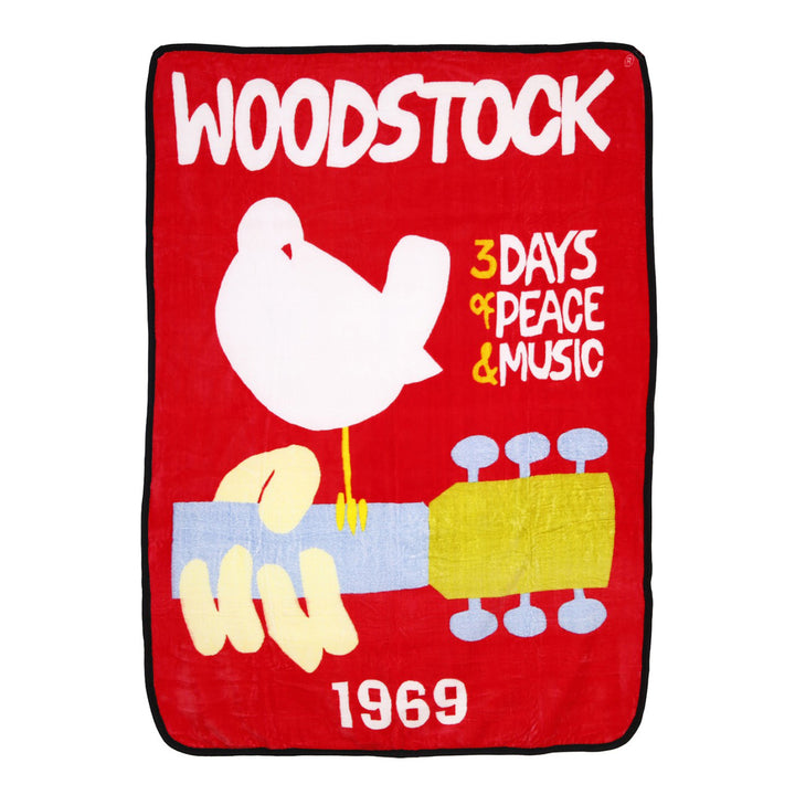 Woodstock 1969 Poster Fleece Blanket