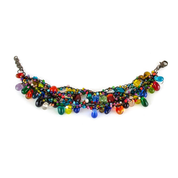 SixRow Glass Bead Bracelet – Hippie Shop