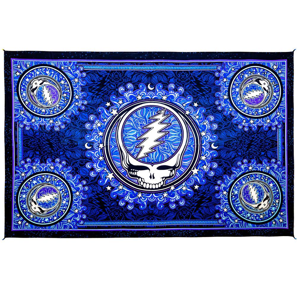 Grateful Dead Wall Tapestry, Trippy Hippie Tapestries